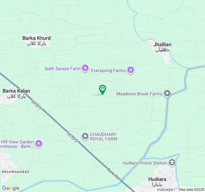 16-Kanal Farmhouse Land for Sale in Ivy Farms Demand PKR 65 Lacs per Kanal