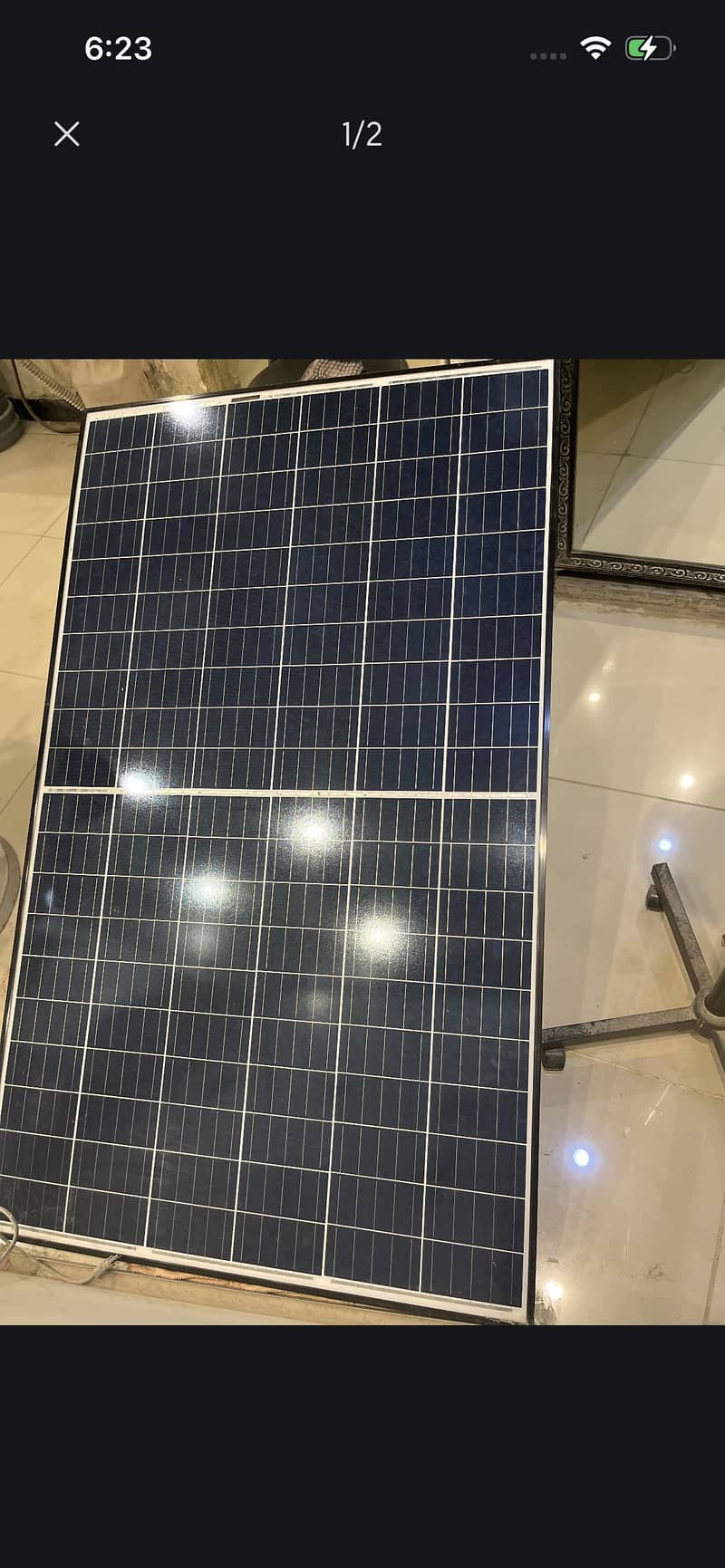 4 solar panels with structure 0