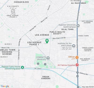 10 MARLA PLOT AVAILABLE FOR SALE IN LDA AVENUE 1 BLOCK J Main Back
