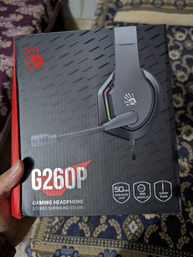 Almost New Bloody g260p headphones headset open box recently
