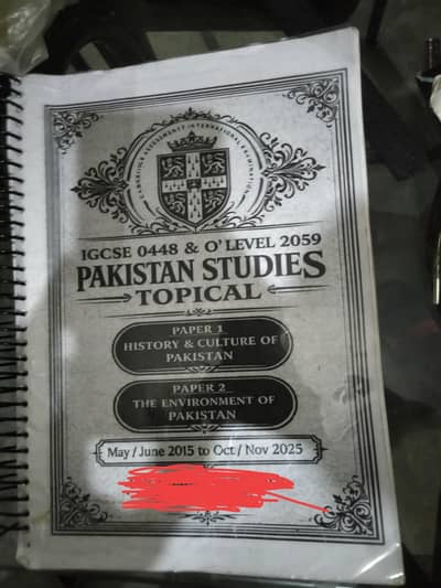 Pakistan Studies IGCSE and olevels Past Papers Topical