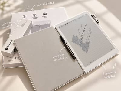 Supernote Manta A5 X2 with Pen & Folio (EPaper Tablet)