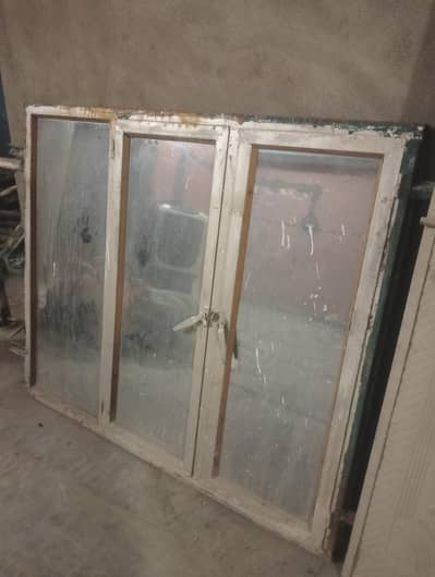 window and iron door