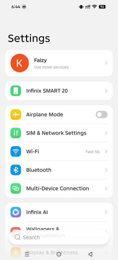 Infinix smart 20