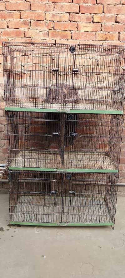 3*1.5*1.5 folding cage for sale . contact number 03330031118