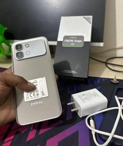 Infinix not edge 8/256 gb pta approved