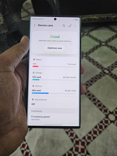 Samsung Mobile S22 Ultra 12/512 gb PTA Approved