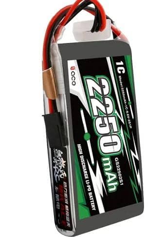 Gens ace 2250mAh 6.6V 2S 2S1P LiFe Battery d r6026