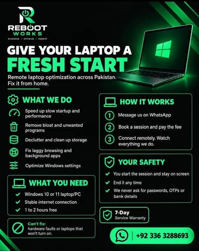 Laptop and PC Optimization: Remote Service