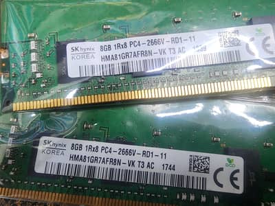 Rams DDR4 (8gb x 2) 2666V - Registered