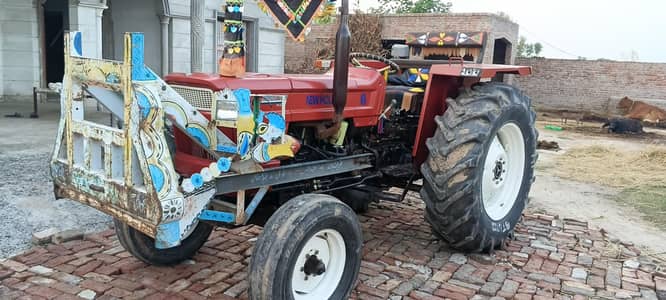 Number Laga hua new tractor ha Total ganion Saman mukamal Sath
