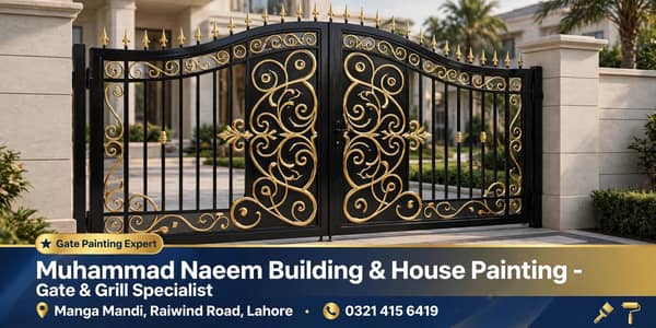 House Painting, False Ceiling, Gate Polish - Manga Mandi Raiwind Road