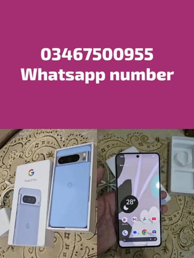 Google Pixel 8 Pro Pta approved 12/256gb