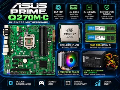 Urgent PC Components sale (i7 6700 + Asus Mobo + 16GB RAM + PSU