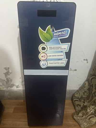 Homage water dispenser Model# HWD-49432/WD/REF/BLG
