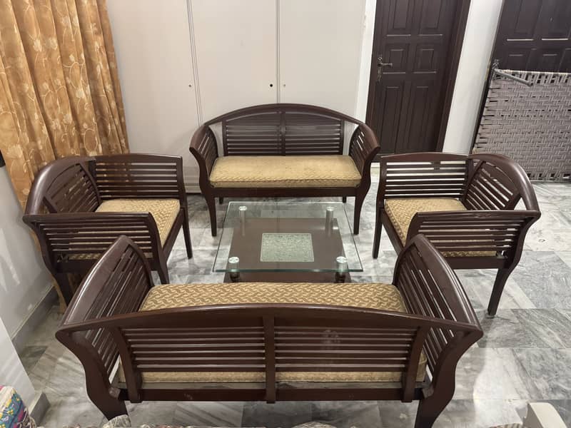 Sofa set with table 4