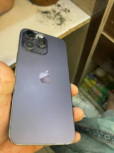 Urgent sell. 14 pro max (256) gb PTA dull sim