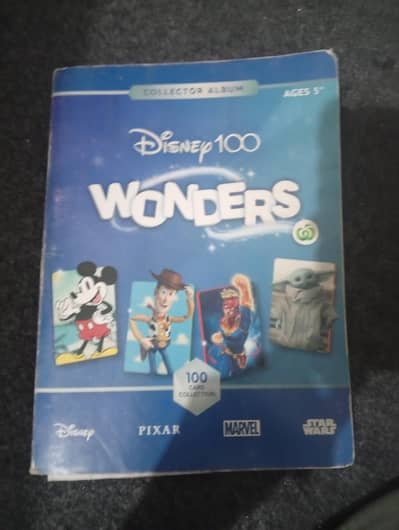 Disney 100 Wonders Collectible Album 99/100 + Duplicate Cards