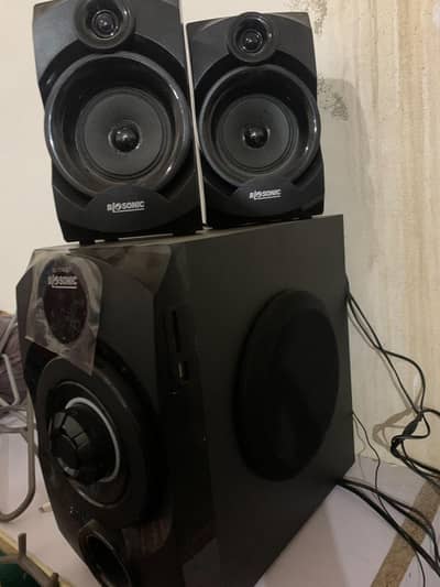 Brand New Box Pack Sonic 2.1 Speaker System Model BL-1740BT