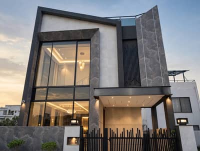 5 Marla brand new house with solar available for rent in DHA 9 town Lahore