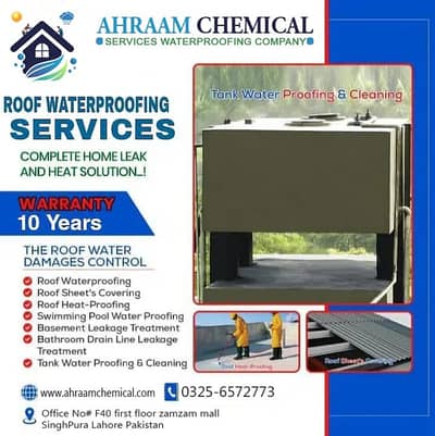 Roof Waterproofing - Heatproofing- roof water proofing- Leakage repair