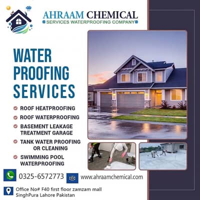 Roof Waterproofing - Heat Proofing Services - Bathroom leakage repair