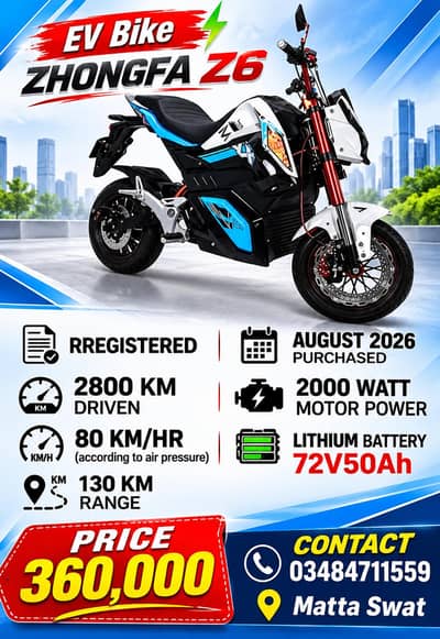 Zhongfa Z6 EV Bike