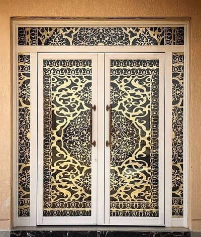 CNC Gate Design CDR DXF Files | Laser Cutting Railing & Grills