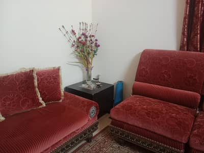 beautiful 7 seater big sofa set with center and side tables