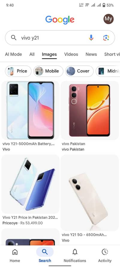 Vivo Y21