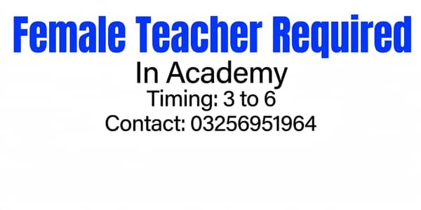 teacher required female