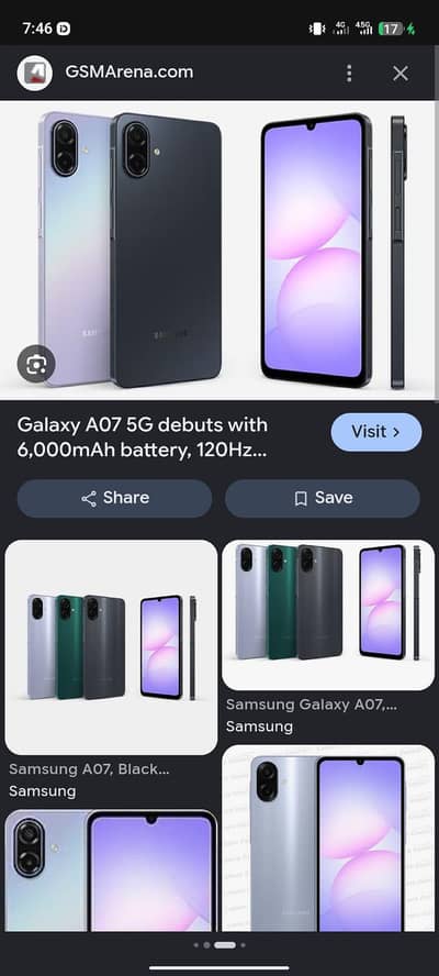 Samsung Mobile A07 5G