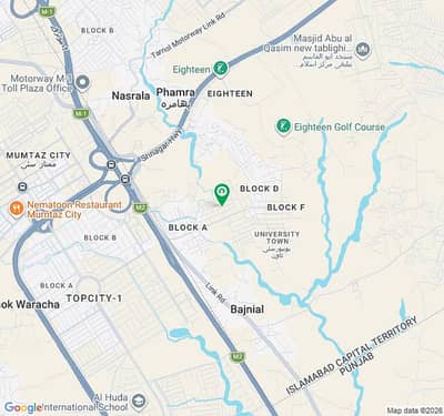 10 Marla Ground Portion For Rent In University Town Near To Islamabad International Airport