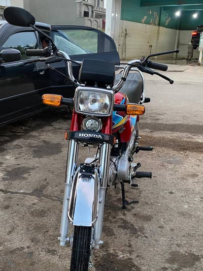 HONDA CD70 red colour new
