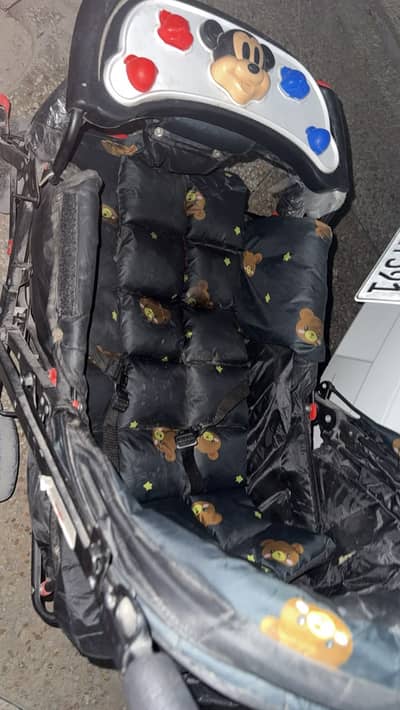 6 months used stroller ,,3 in 1