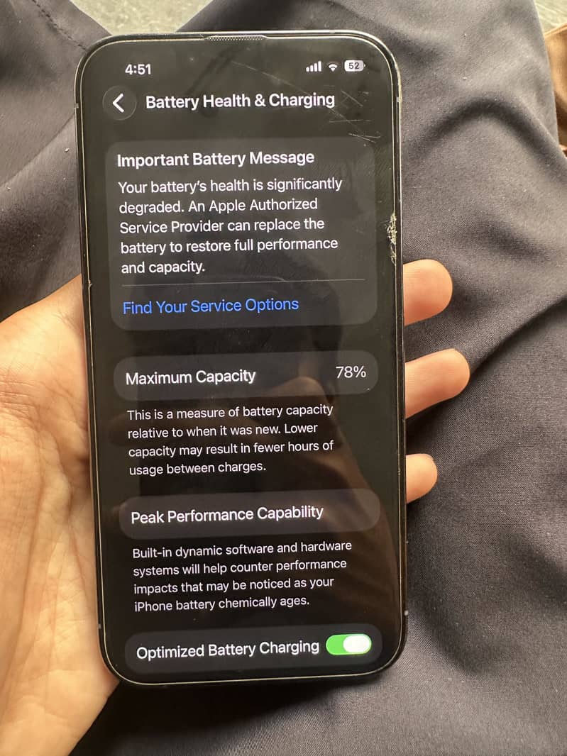 Protector is broken on screen 2