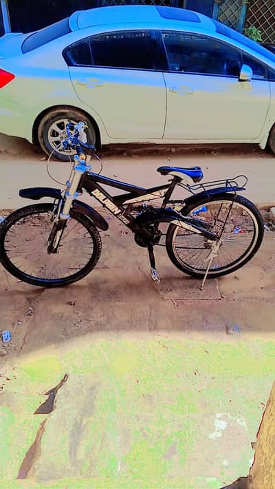 Bicycle for sale best condition best colours silver and black