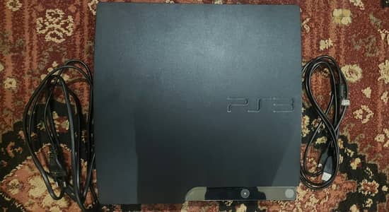 PS3 Slim 320GB Jail broken(HEN)+15 top games installed