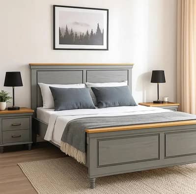 Bed set Patrick N Oakwood by Habitt