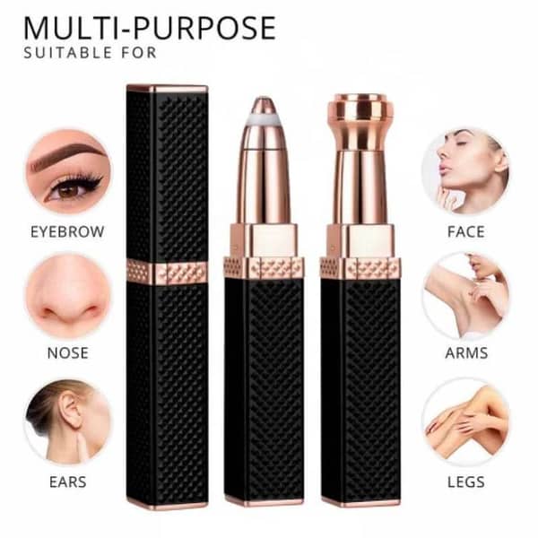 2 in 1 Rechargeable Electric Eyebrow and Facial Hair Remover Machine
