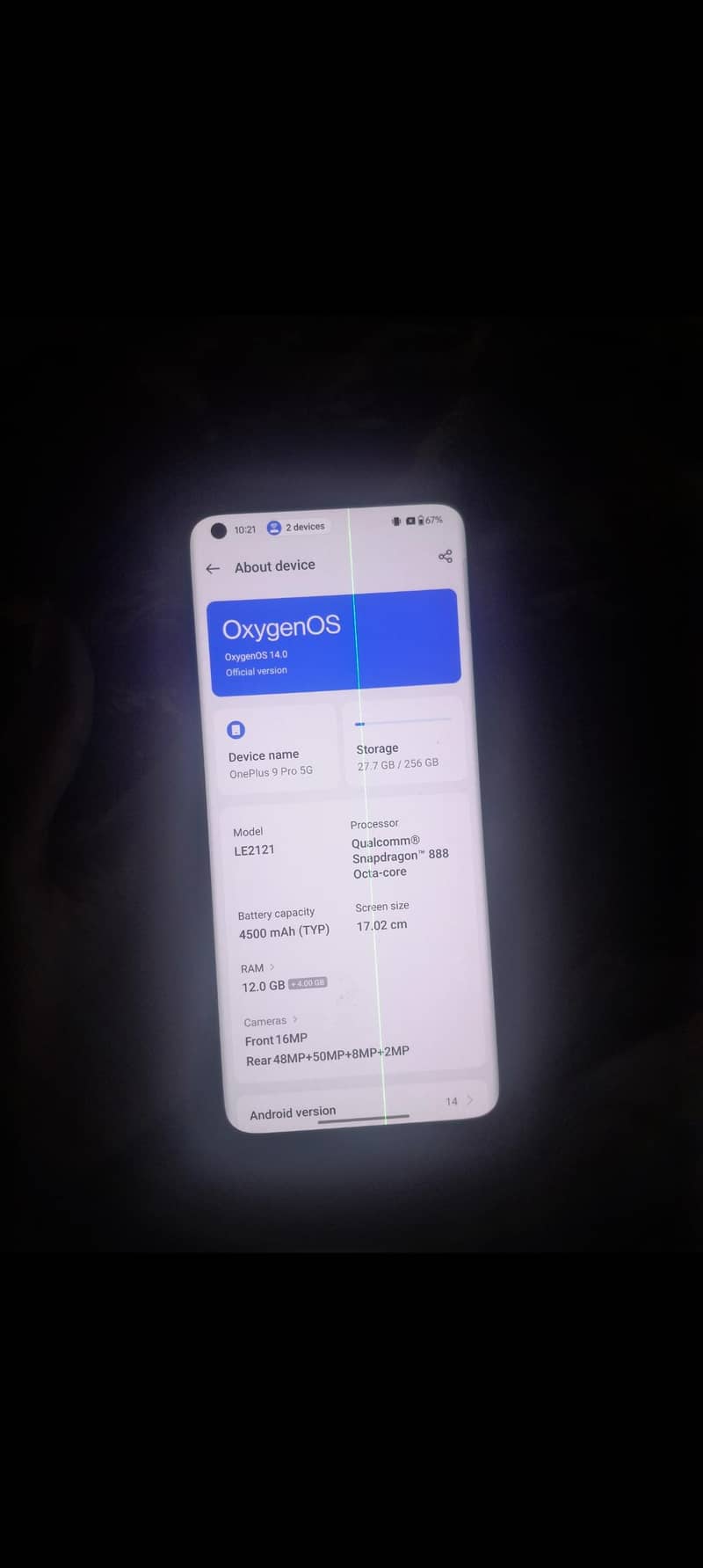 oneplus 9pro [exc] read ad 1st 1