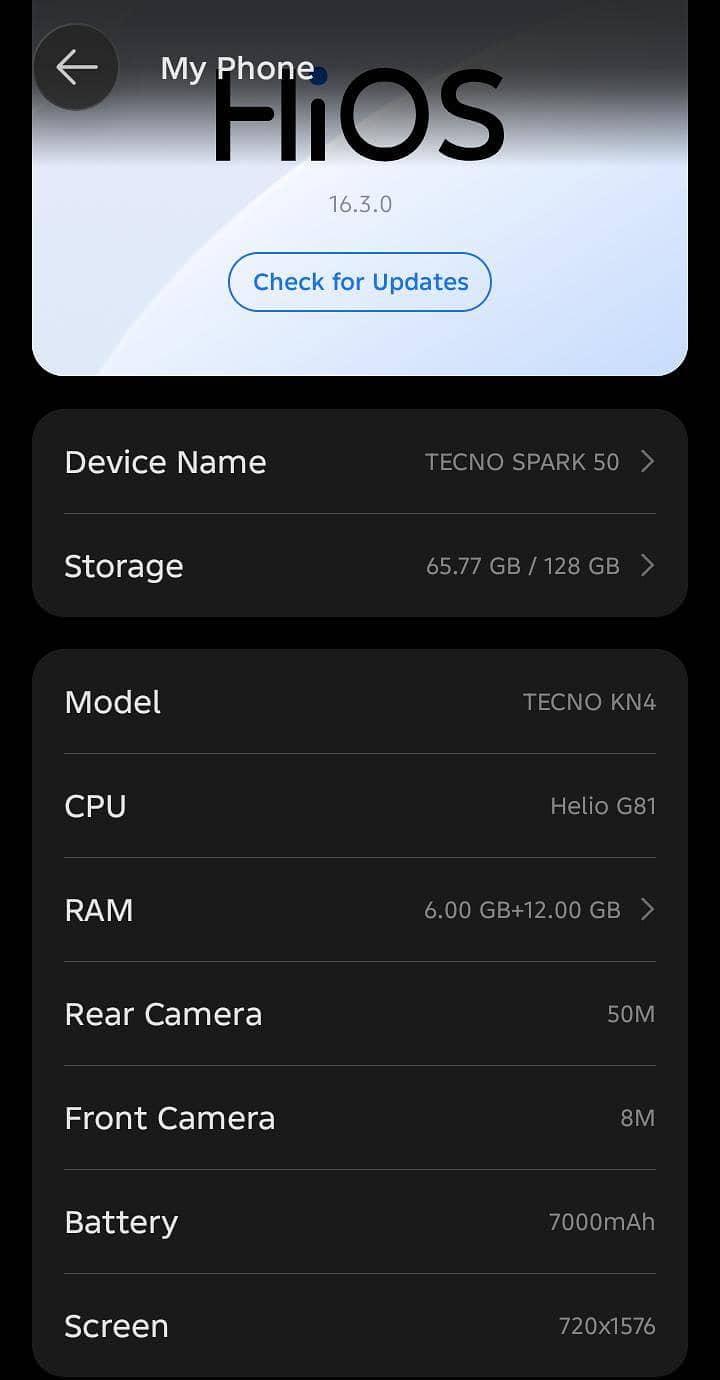 Tecno Spark 50 4