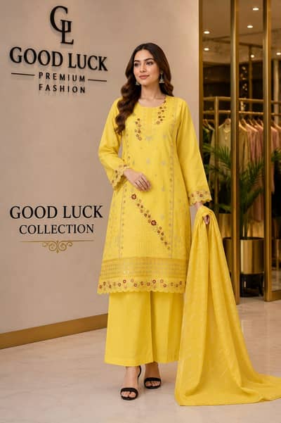 Ladies 3 Piece Suits / Women 3 Piece Dress / Pakistani Dresses / Suit