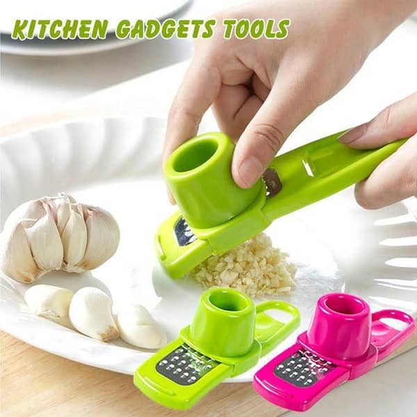 Handheld Mini Garlic Peeler Grater Tool