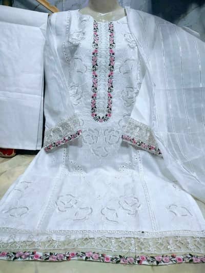 Cotton dress 3pc