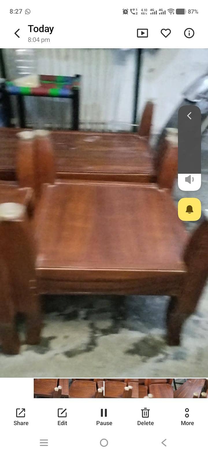 تین لکڑی کے ٹیبل 1