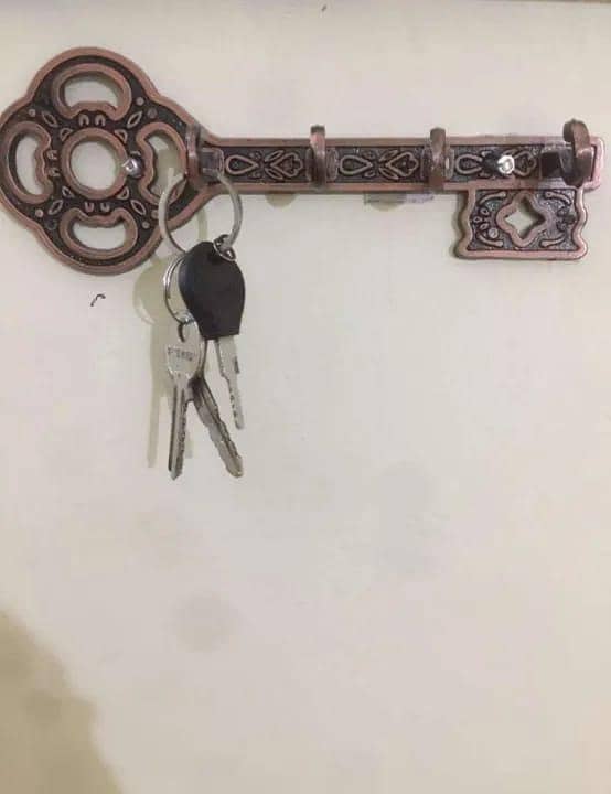 T   Key holder Key Stand Key Case Key Hanger Wall Mounted Antique style (Key Shape)