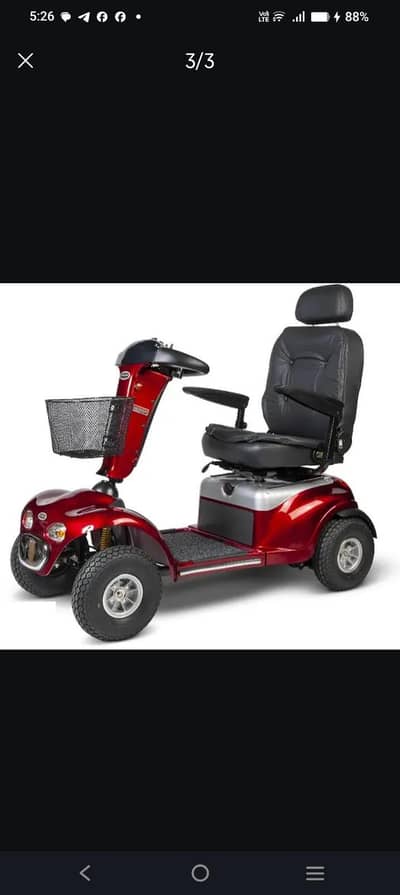 Shoprider XL 4, Heavy Duty Mobility Scooter
