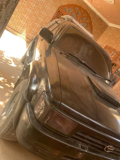Toyota Surf 1995 Quetta Police auction 1 piece touchop 3000cc diesel c