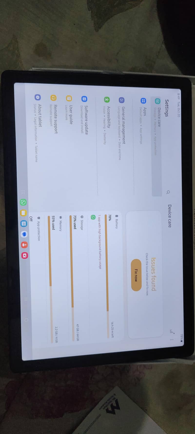 Samsung A8 tablets 2